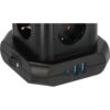 Tour de barrettes d'alimentation 8 voies - 2x USB-A & 1x USB-C Power Delivery