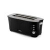 DOMO Grille-pain B-Smart - 2 fentes / 4 toasts - 7 niveaux de brunissage - Boîtier Acier Inoxydable