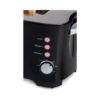 DOMO Grille-pain B-Smart - 2 fentes / 4 toasts - 7 niveaux de brunissage - Boîtier Acier Inoxydable