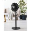 DOMO Ventilateur 31cm 2-en-1 sur pied / table - Hauteur réglable 63cm à 91cm - 3 vitesses - 7 pales - Noir