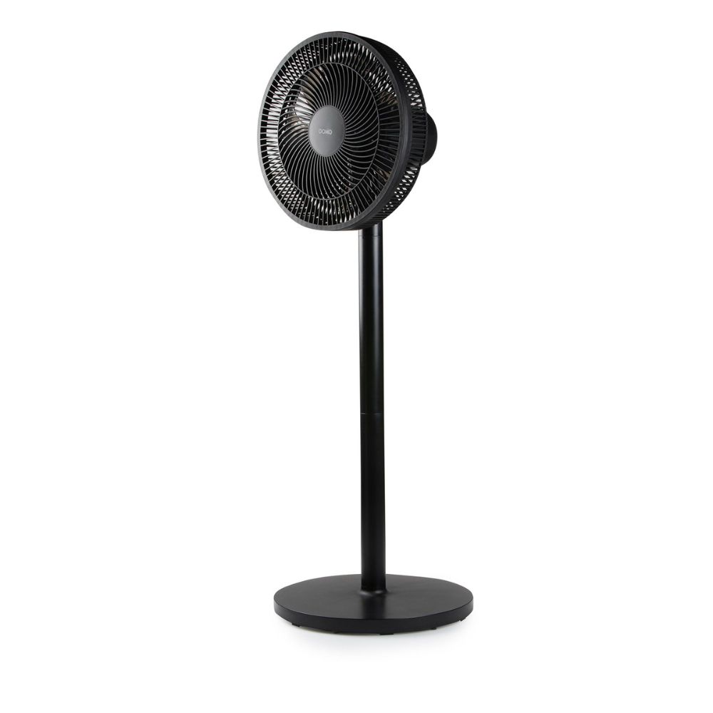 DOMO Ventilateur 31cm 2-en-1 sur pied / table - Hauteur réglable 63cm à 91cm - 3 vitesses - 7 pales - Noir