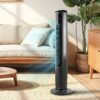 DOMO Ventilateur colonne noir 94cm
