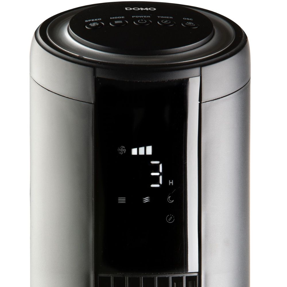 DOMO Ventilateur colonne noir 94cm