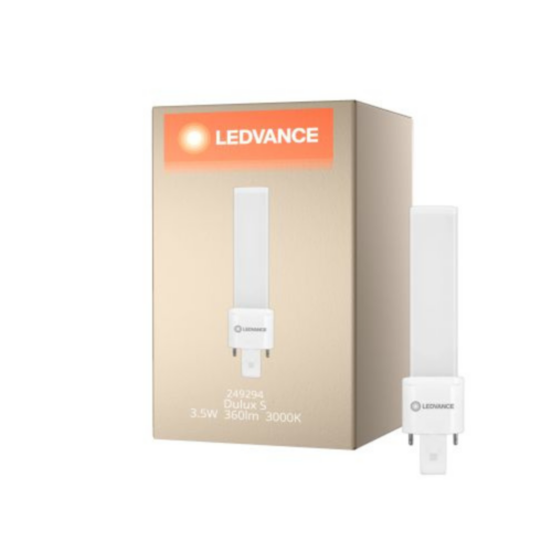 Ledvance Ampoule LED DULUX-S G23 3.5W (Remplace 7W) 3000K 2-Broches