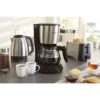Philips Consumer - Cafetière Daily Collection - 1,2l - noir/métal