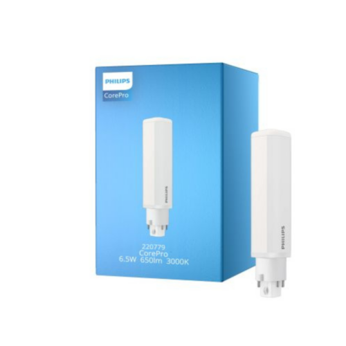 Philips Corepro PL-C LED 6.5W 650lm - 830 Blanc Chaud | 4-Pins - Équivalent 18W (Lot de 10)