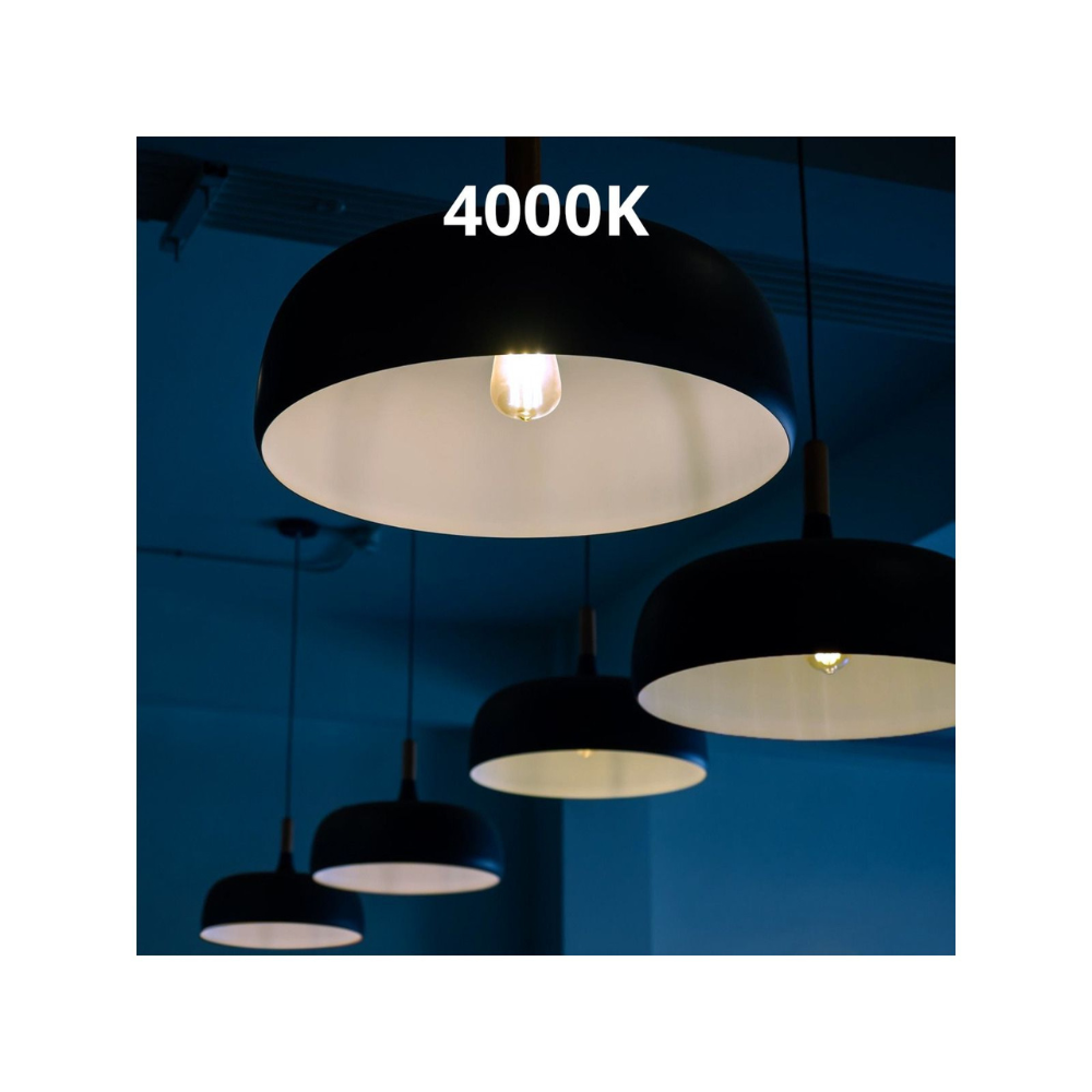 Noxion Lucent LED E27 Poire Filament Claire 4.5W 470lm - 840 Blanc Froid | Équivalent 40W