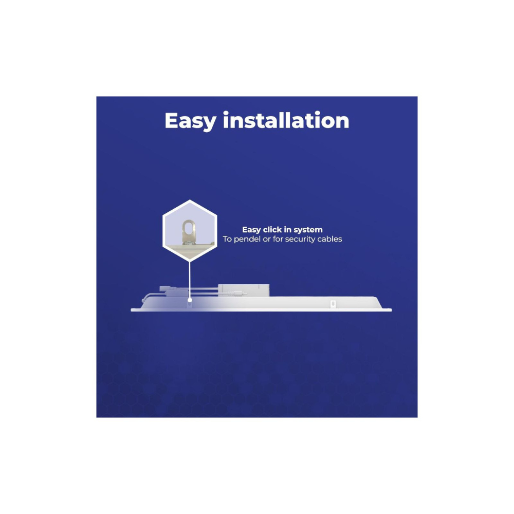 Noxion Panneau LED Ecowhite V4.0 28W 3200lm - 830 Blanc Chaud | 60x60cm - Philips driver